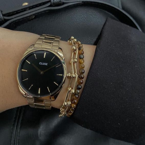 Montre CLUSE - Féroce Petite Steel Black Gold Color