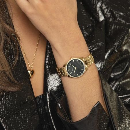 CLUSE Watch - Triomphe Steel White Pearl, Silver Color