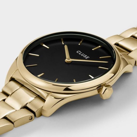 Montre CLUSE - Féroce Petite Steel Black Gold Color
