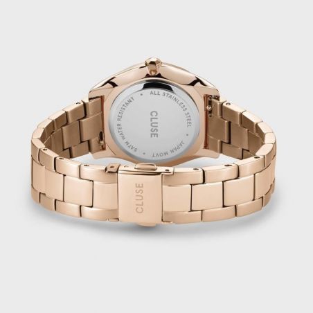 CLUSE Watch - Triomphe Steel White Pearl, Silver Color