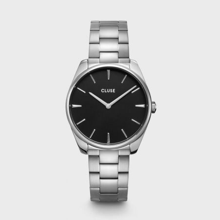 Montre CLUSE CW11103 - Féroce Steel Black Silver Color