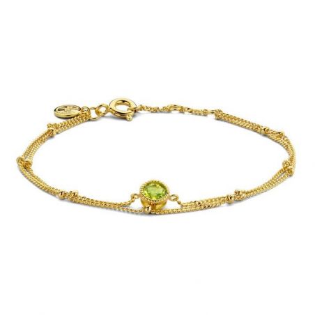 Bracelet Blossom Diamanti Per Tutti - 1 peridot - Bracelet argent