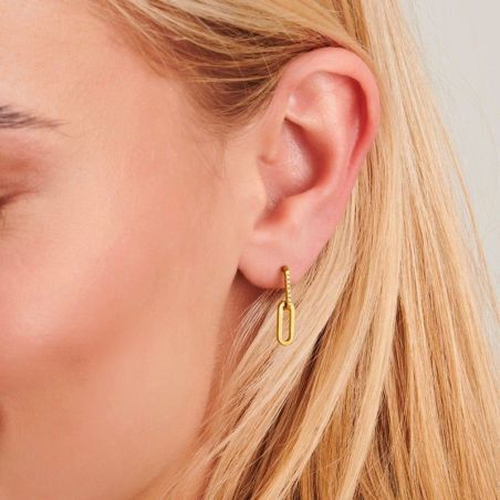 Boucles d'oreilles Break-Away 12 diamants - Bijoux en argent