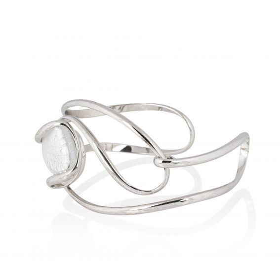 Andrea Marazzini bijoux - Bracelet cristal Swarovski Murano White Opal