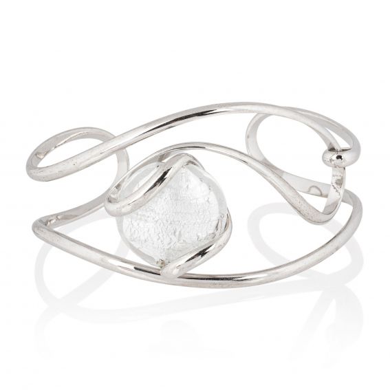 Andrea Marazzini bijoux - Bracelet cristal Swarovski Murano White Opal