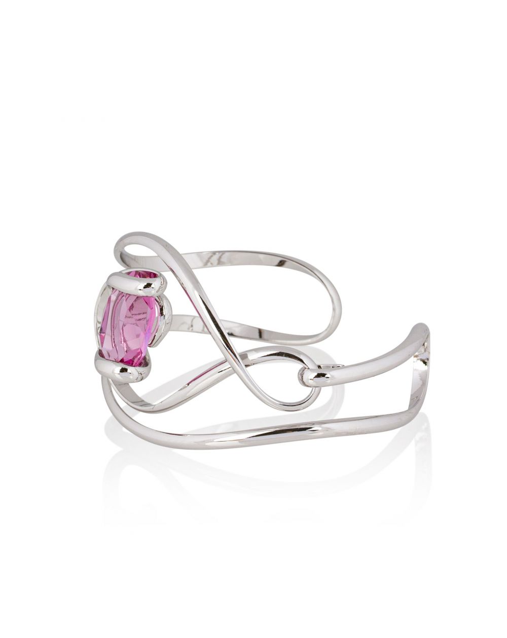 Andrea Marazzini bijoux - Bracelet cristal Swarovski Ovale Fuchsia BR2