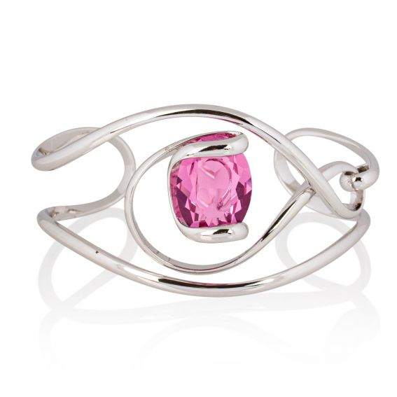 Andrea Marazzini bijoux - Bracelet cristal Swarovski Ovale Fuchsia BR2