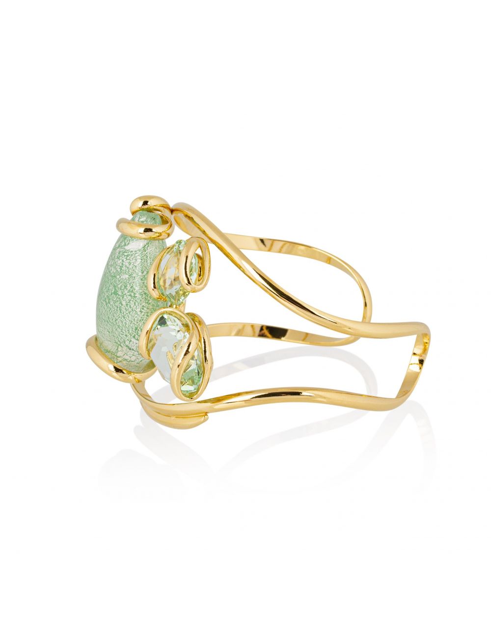 Andrea Marazzini bijoux - Bracelet cristal Swarovski Big Drop Venice Peridot