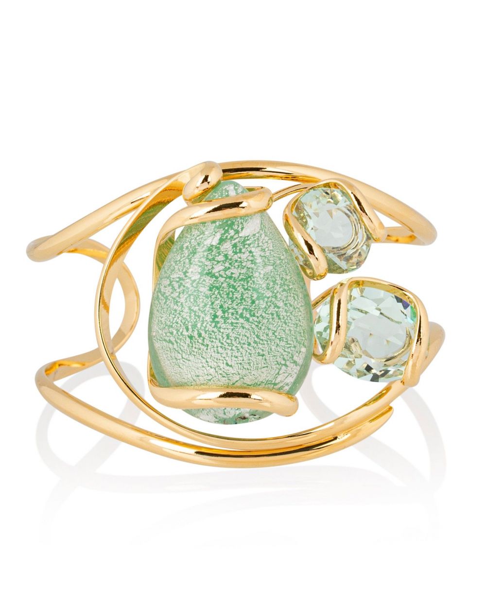 Andrea Marazzini bijoux - Bracelet cristal Swarovski Big Drop Venice Peridot