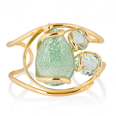 Andrea Marazzini bijoux - Bracelet cristal Swarovski Big Drop Venice Peridot