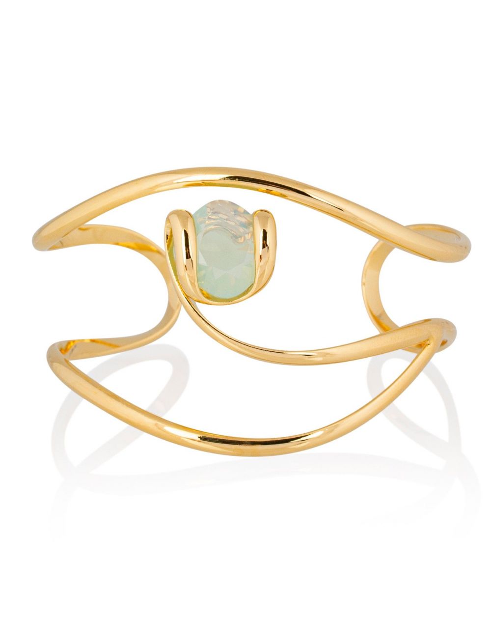 Armband Marazzini Swarovski kristal Ovaal Fuchsia BR2