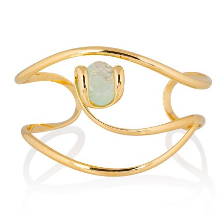 Armband Marazzini Swarovski kristal Ovaal Fuchsia BR2