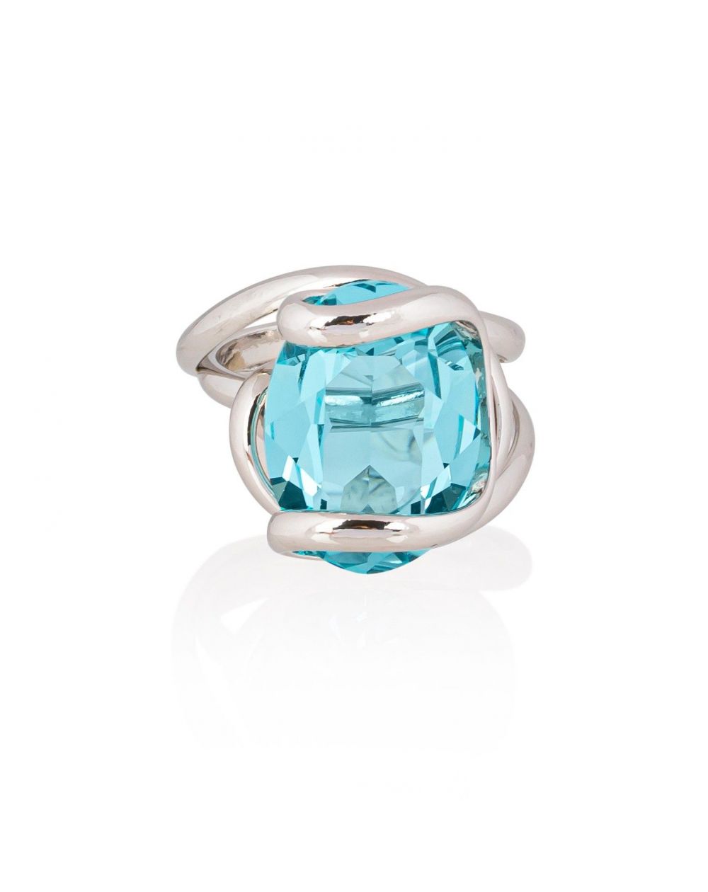 Andrea Marazzini - Bague cristal Swarovski Ovale Light Turquoise