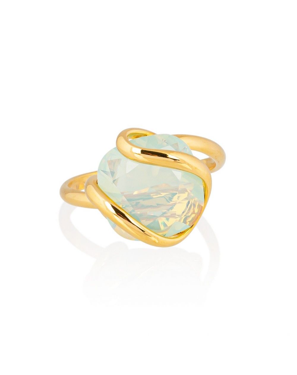 Andrea Marazzini - Bague cristal Swarovski Mini Green Opal