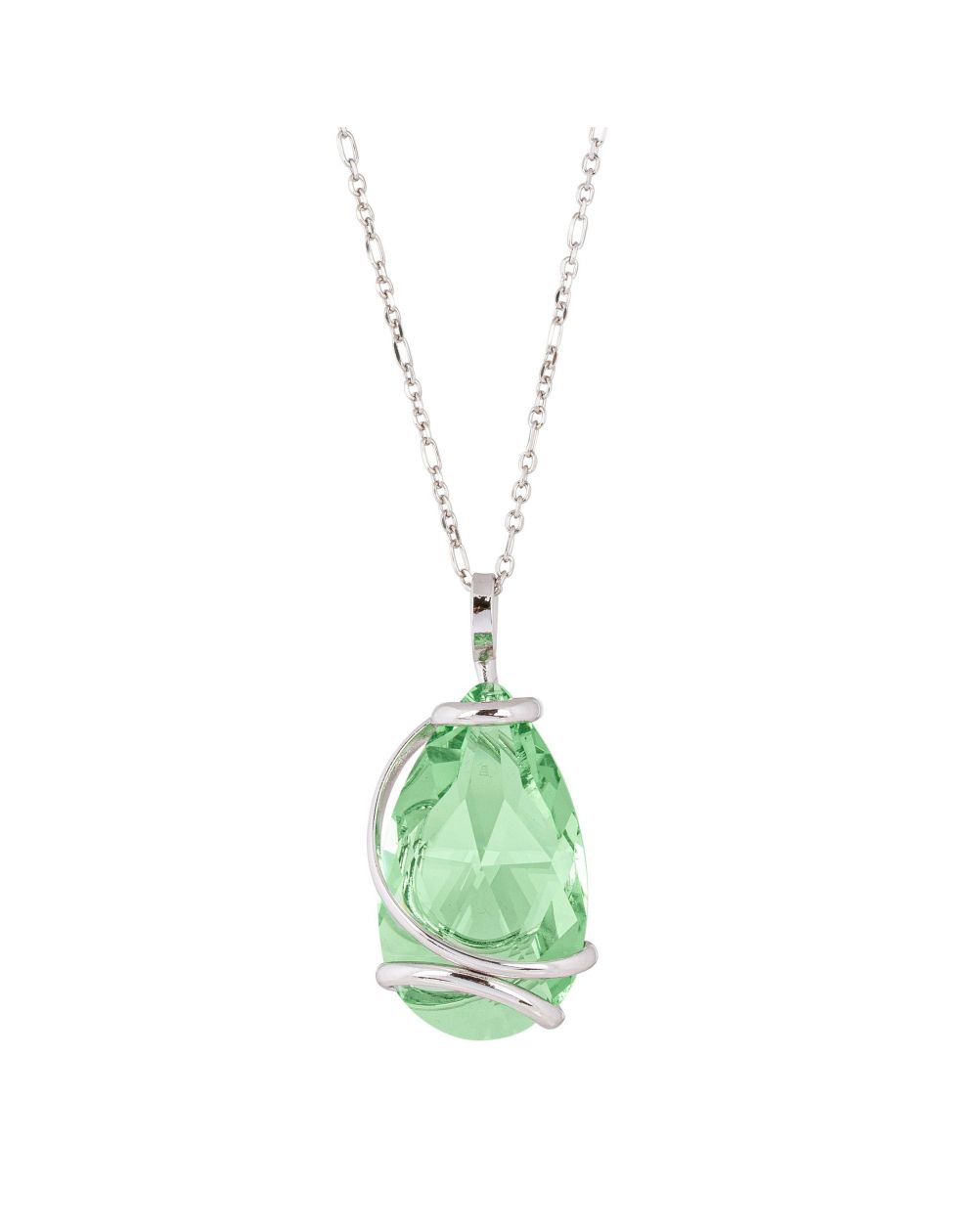 Marazzini Swarovski Crystal Big Moondust Vitral Light Necklace
