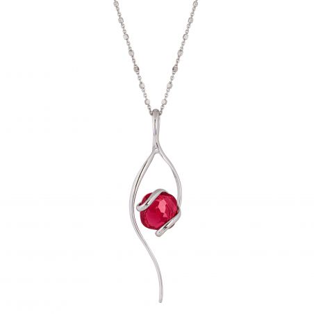 Marazzini Swarovski Crystal Big Moondust Vitral Light Necklace