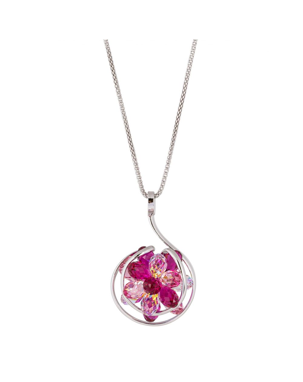 Marazzini Swarovski Crystal Big Moondust Vitral Light Necklace