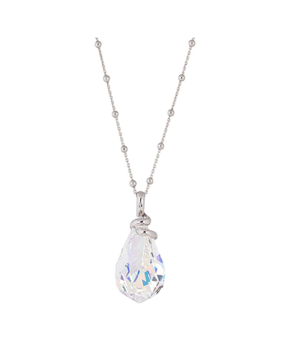 Marazzini Swarovski Crystal Big Moondust Vitral Light Necklace