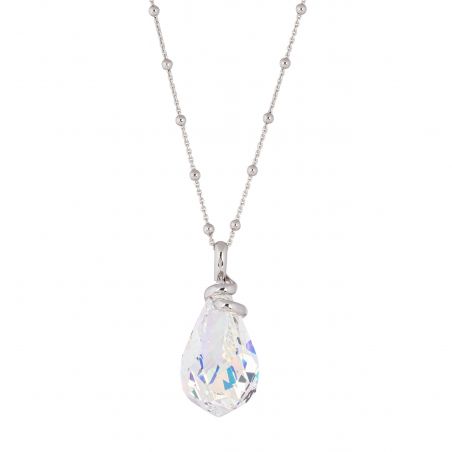 Marazzini Swarovski Crystal Big Moondust Vitral Light Necklace