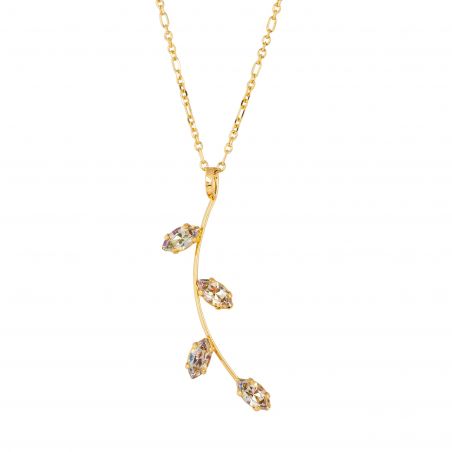 Marazzini Swarovski Crystal Big Moondust Vitral Light Necklace