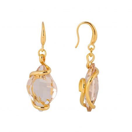 Siam Medina Navette Swarovski Kristallen Oorbellen