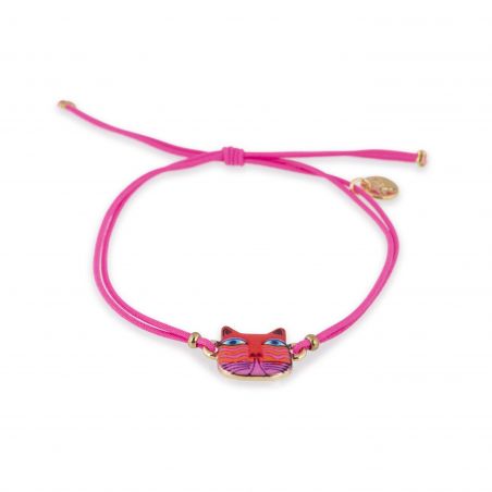 Armband 7bis lolcat - Roze kat