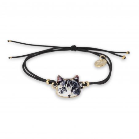 Bracelet 7bis lolcat - Pink cat