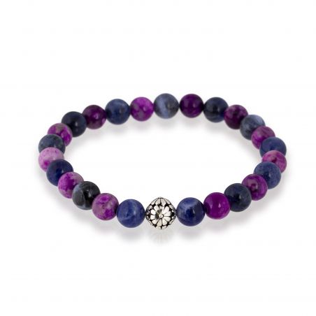 Bracelet Göshö [Mixte] Sugilite & Sodalite - Pierres naturelles