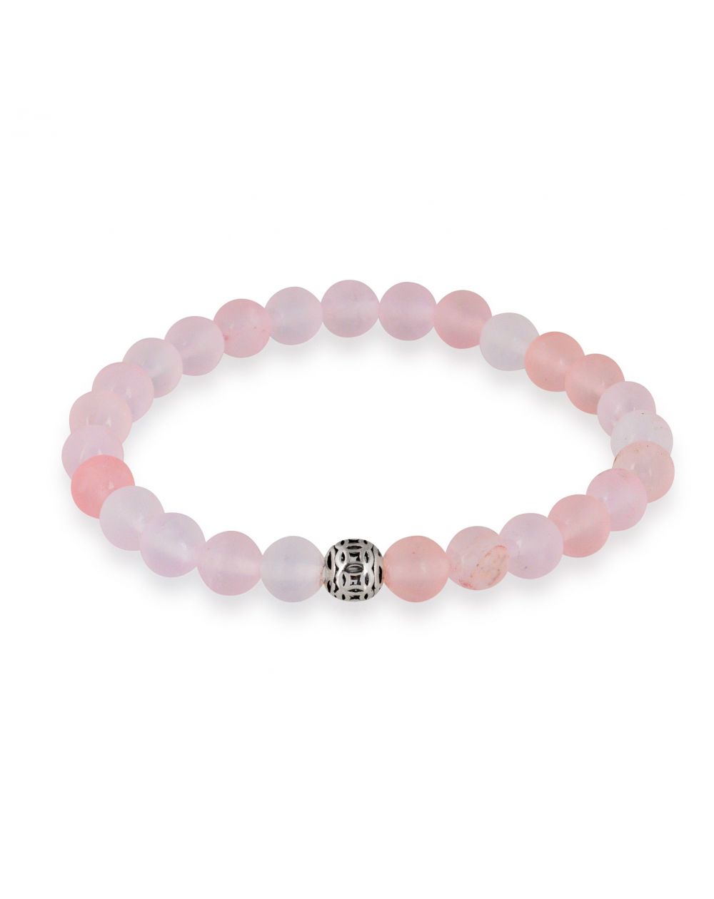 Bracelet Göshö [Tendresse] Quartz rose mate - Pierres naturelles