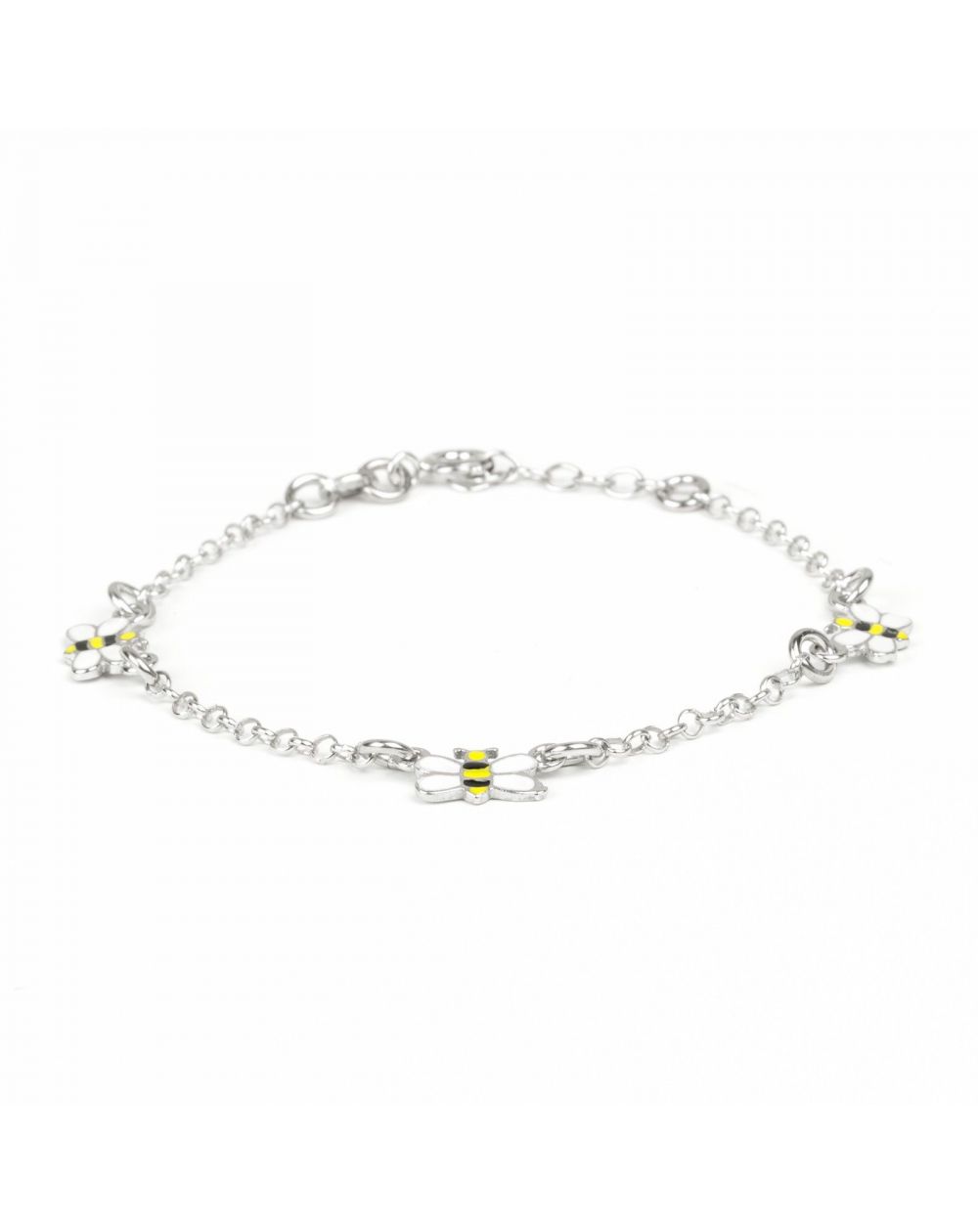 Bracelet 3 abeilles en argent 925 pour enfant - Bijoux en argent