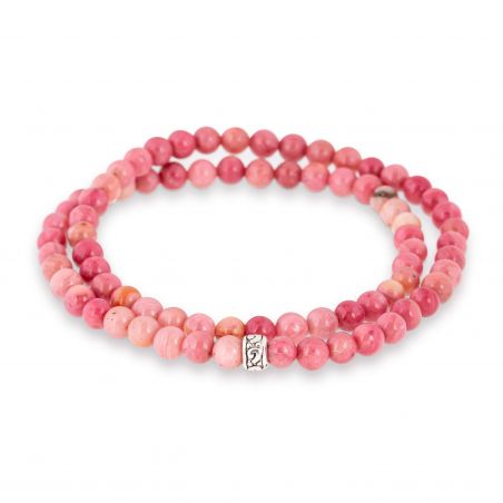 [Love / Couple] Rhodonite - Göshö Bracelet