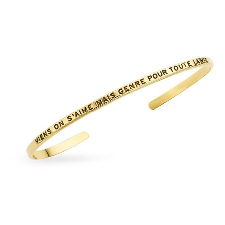 Bracelet MYA BAY -  Viens on s'aime mais genre pour toute la vie  - JC-125
