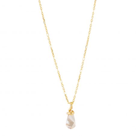 Marazzini Oval Swarovski Crystal Necklace Fuschia Doppio Cerchio