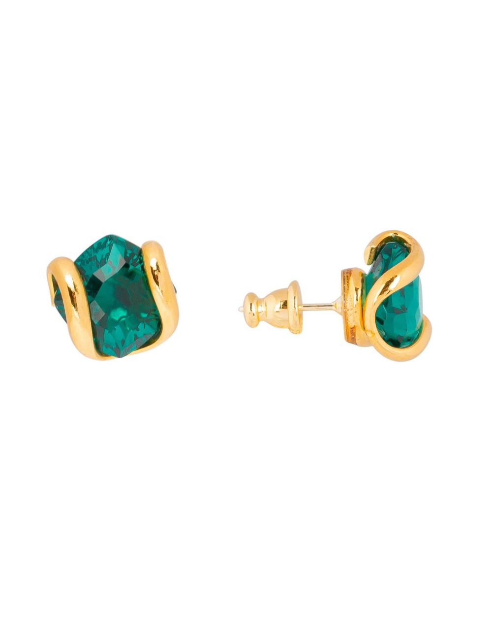 Swarovski Kristallen Mini Spike AB Oorbellen