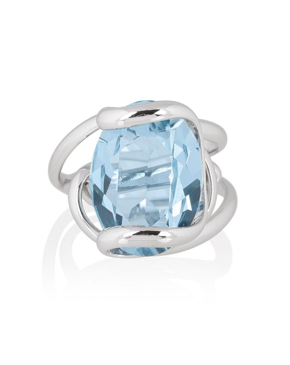 Ring Marazzini Swarovski Kristal Ovaal Licht Turkoois