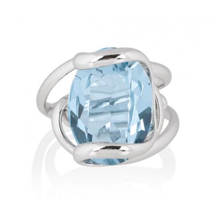 Ring Marazzini Swarovski Kristal Ovaal Licht Turkoois
