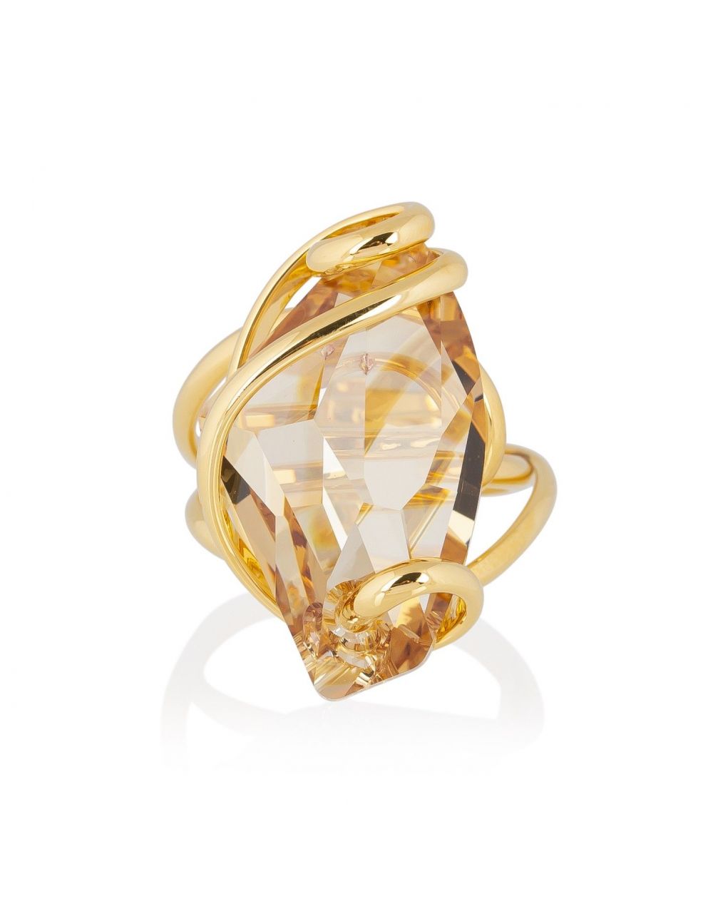 Ring Marazzini Swarovski Kristal Ovaal Licht Turkoois