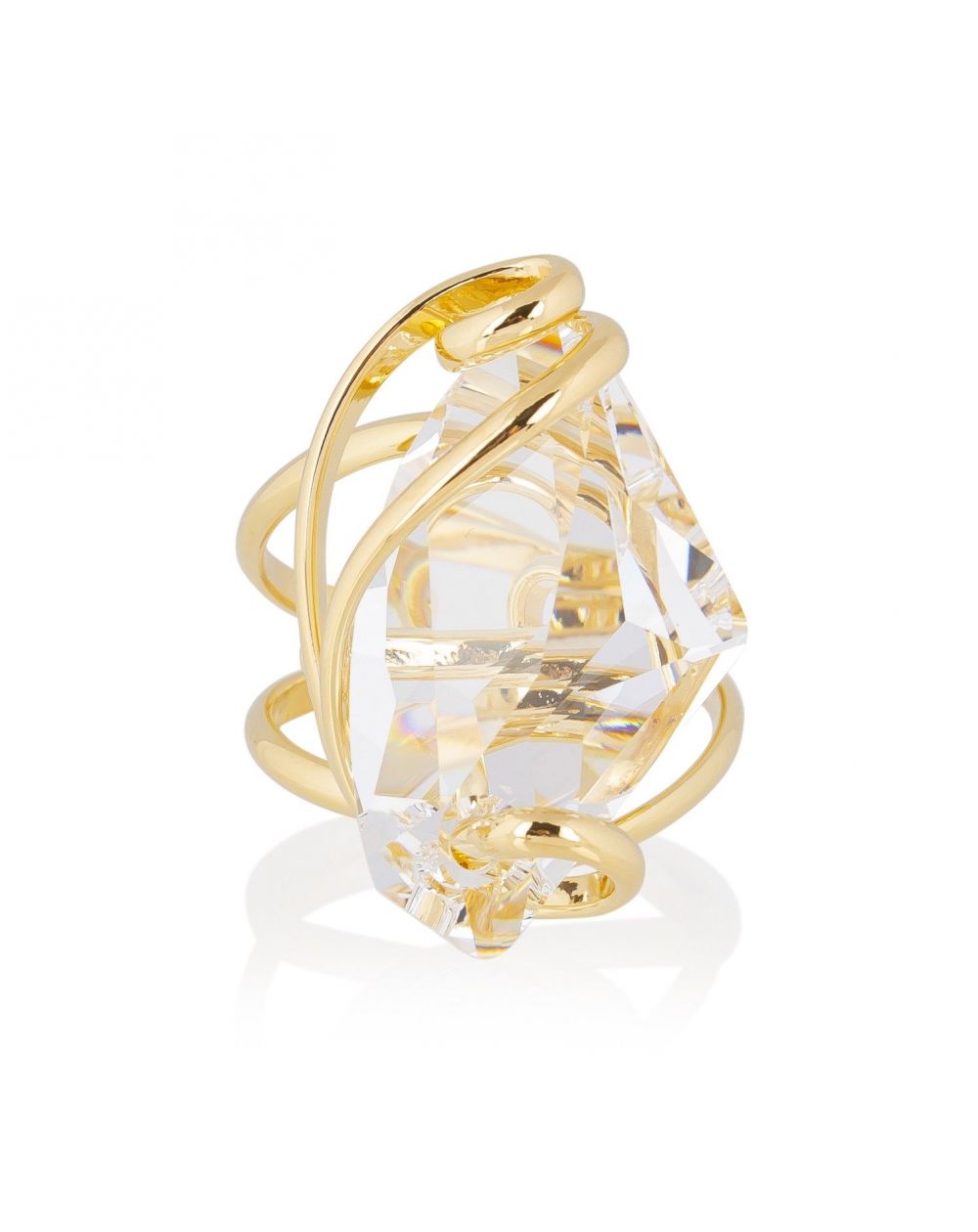 Ring Marazzini Swarovski Kristal Ovaal Licht Turkoois