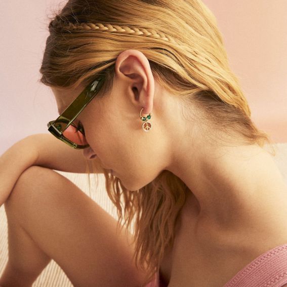 Boucles d'oreilles Hipanema Hayley Amber - Marque Hipanema