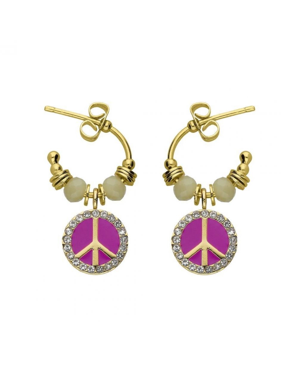 Boucles d'oreilles Hipanema Hayley Purple/Violet - Marque Hipanema