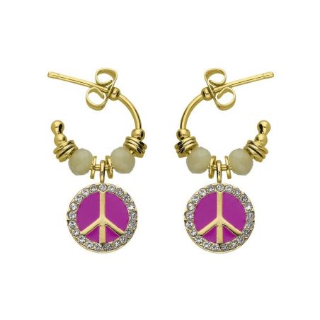 Boucles d'oreilles Hipanema Hayley Purple/Violet - Marque Hipanema