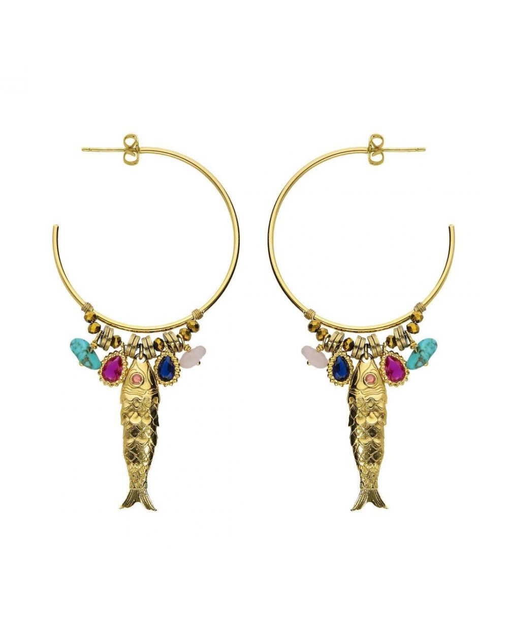 Nabab Gouden oorbellen