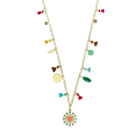 Collier Hipanema Ashram Multicolore - Bijoux de marque Hipanema