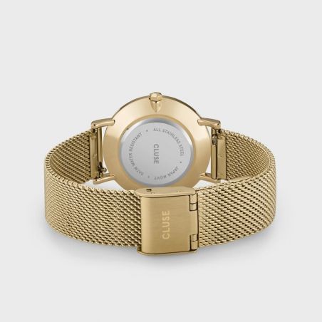 Montre CLUSE CW10205 - Minuit Mesh Crystals Full Gold