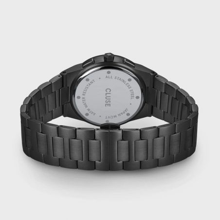 Montre CLUSE CW20803 - Vigoureux Chrono Steel, Full Black