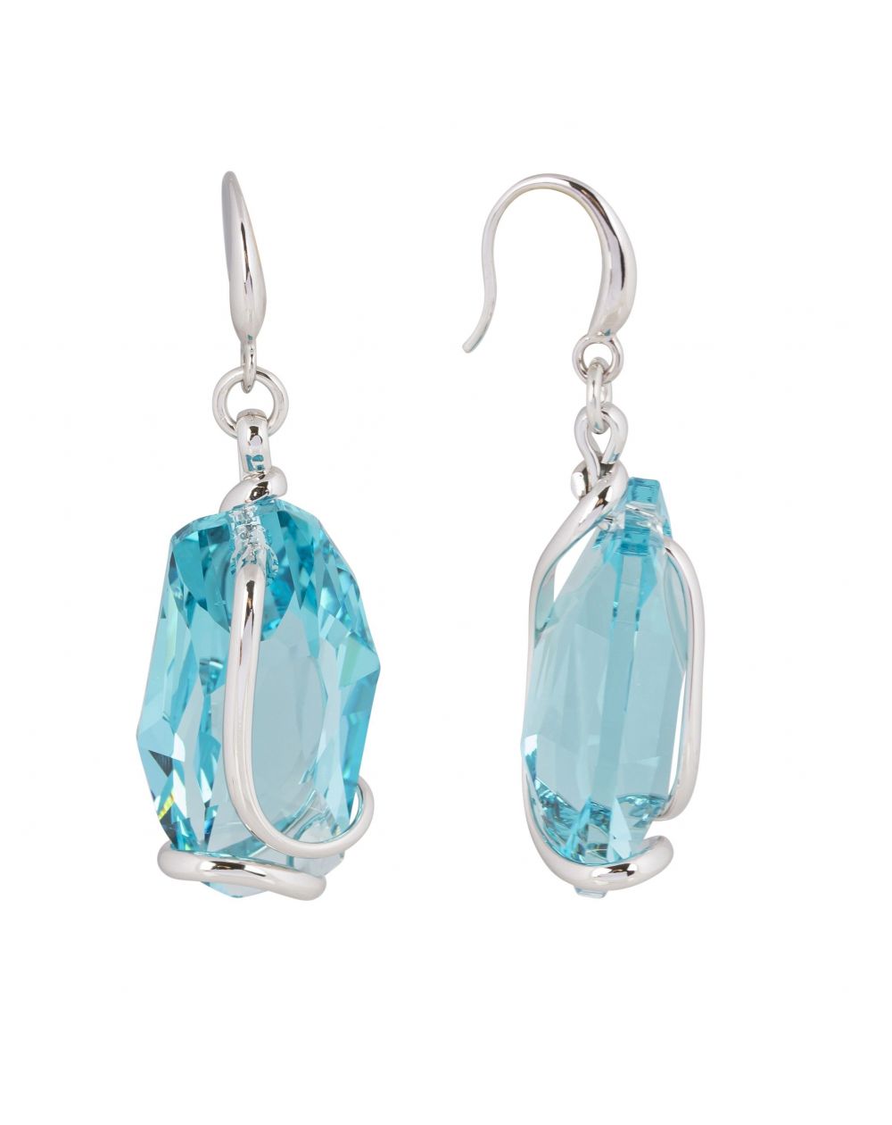 Swarovski Kristallen Mini Spike AB Oorbellen