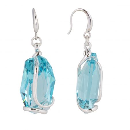 Swarovski Kristallen Mini Spike AB Oorbellen