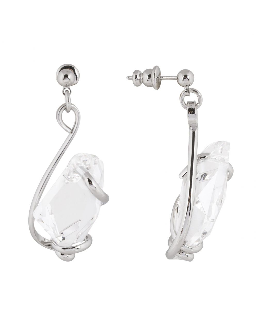 Swarovski Crystal Mini Spike AB Earrings