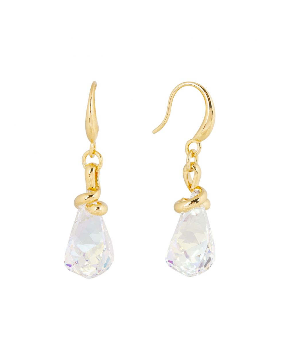 Boucles d'oreilles Andrea Marazzini - Cristal Swarovski Galactic Helix AB Courtes
