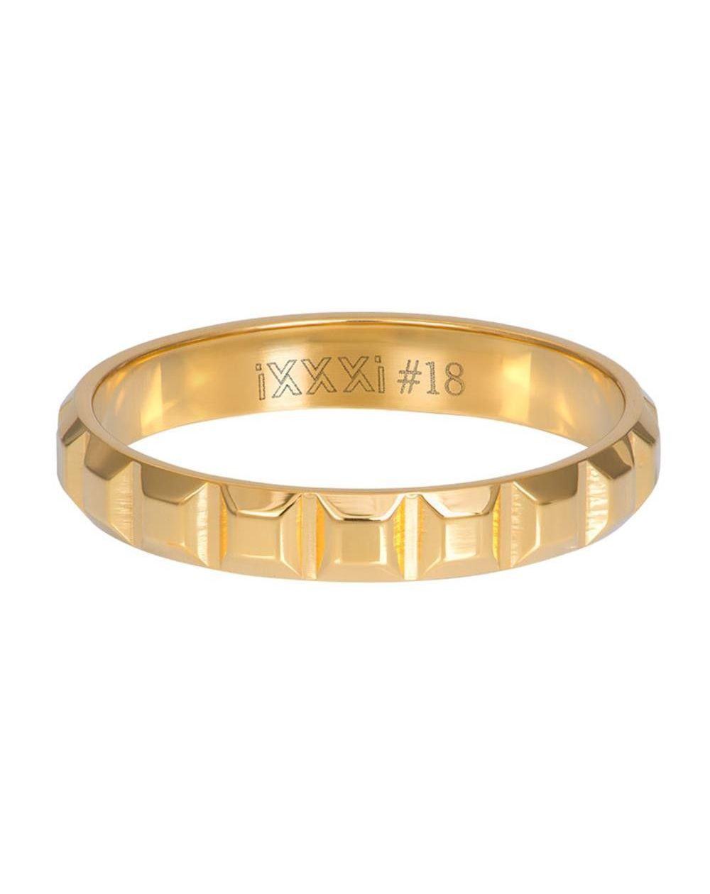 Anneau Art 4mm doré - R06401-01 - Bijoux de marque iXXXi